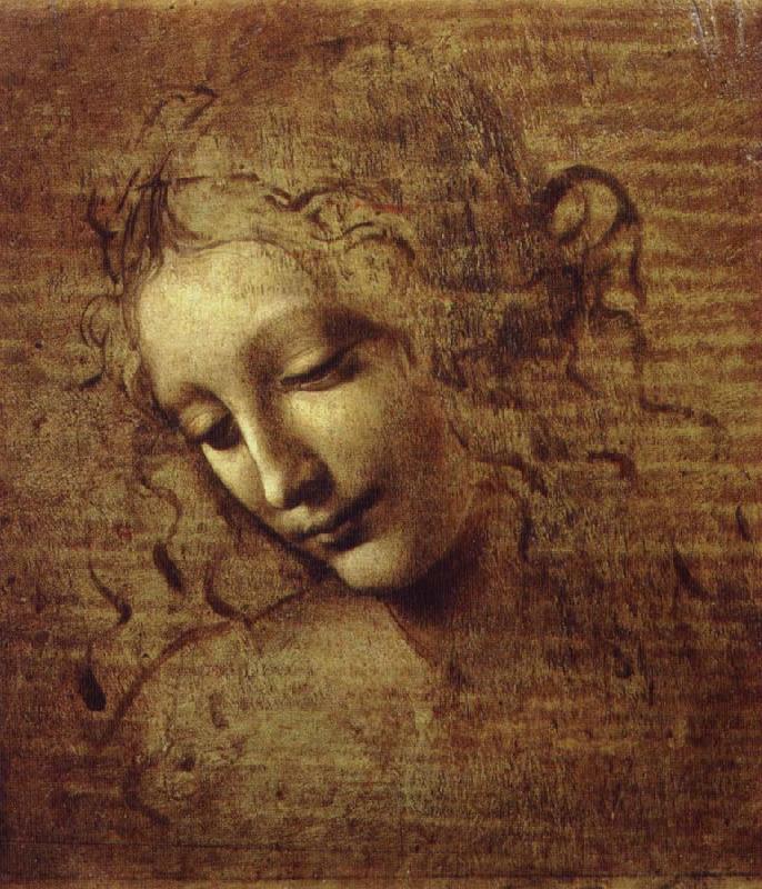 LEONARDO da Vinci la scapigliata oil painting picture